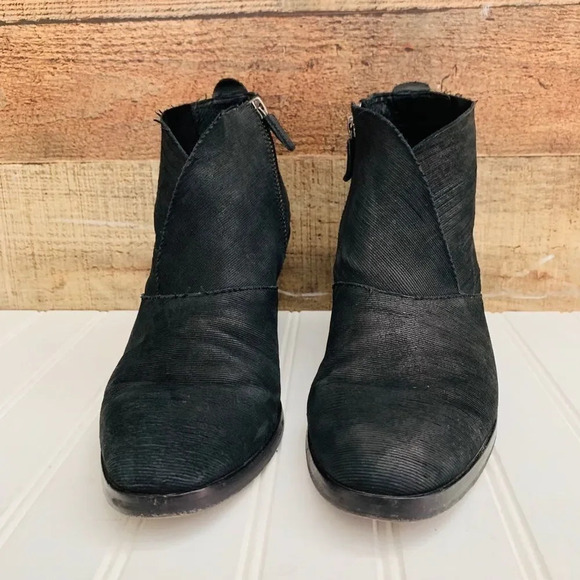 Eileen Fisher Murphy Leather Zippered Bootie - Picture 4 of 6